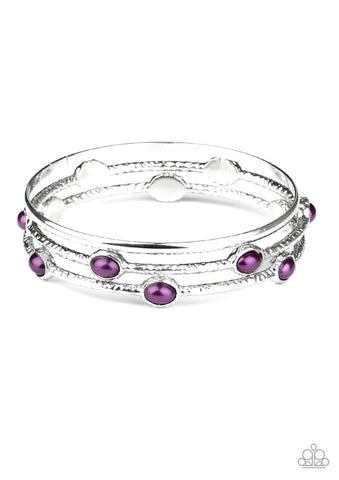 Bangle Belle- Purple Bracelet