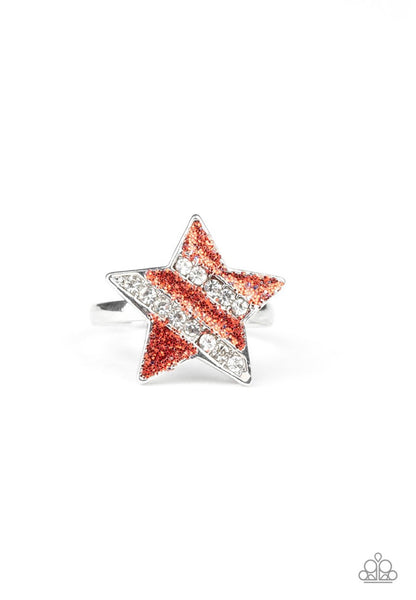 Striped Stars Ring