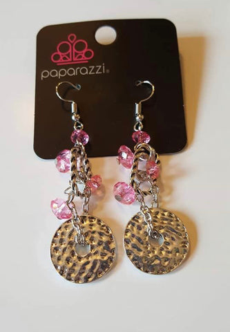 Seaside Catch- Pink Earrings