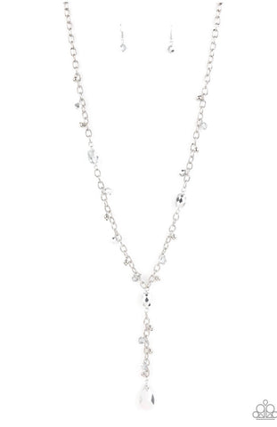 Afterglow Party- Silver Necklace