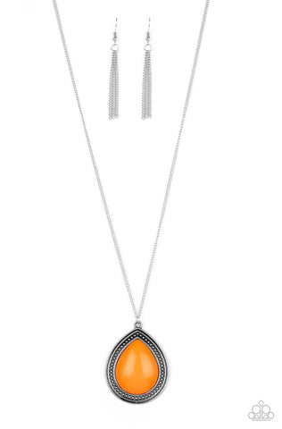 Chroma Courageous- Orange Necklace