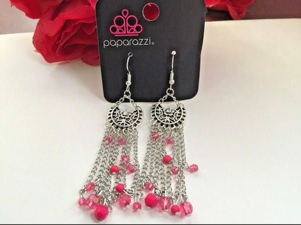 Daisy Daydream- Pink Earrings