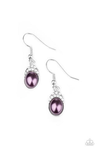 How Fancy- Purple Earrings