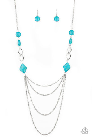 Desert Dawn- Blue Necklace