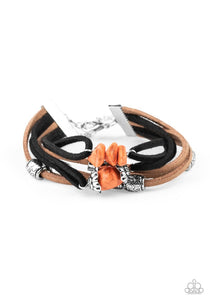 Rocky Mountain Rebel- Orange Urban Bracelet