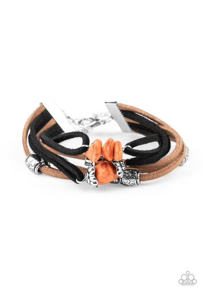 Rocky Mountain Rebel- Orange Urban Bracelet