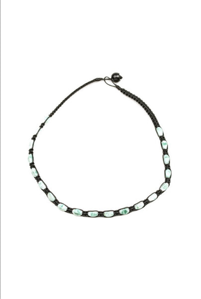 Slip and Rockslide- Green Urban Necklace