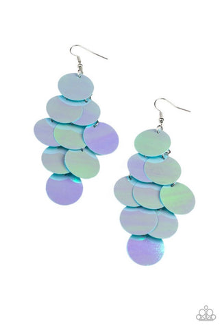 Mermaid Shimmer- Blue Earrings