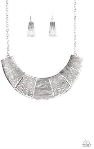 More Roar- Silver Necklace