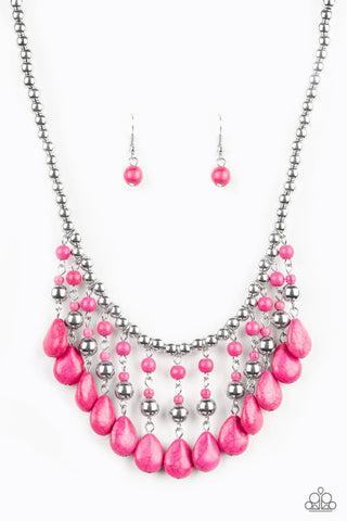 Rural Revival- Pink Necklace