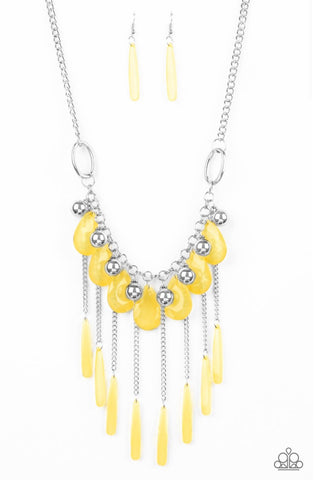 Roaring Riviera- Yellow Necklace