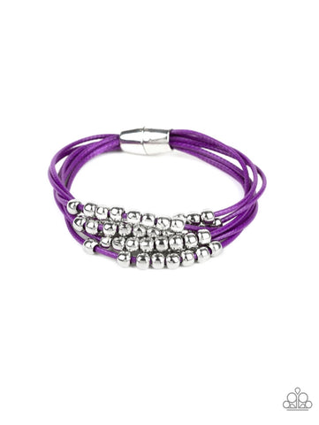 Mega Magnetic- Purple Bracelet