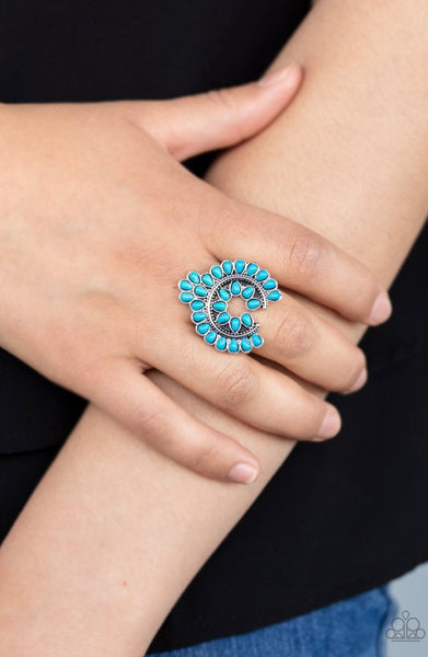 Trendy Talisman- Blue Ring