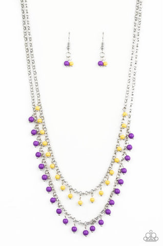 Dainty Distraction- Purple Necklace