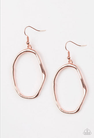 Eco Chic- Copper Earrings