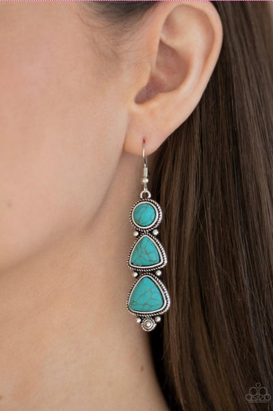 New Frontier- Blue Earrings