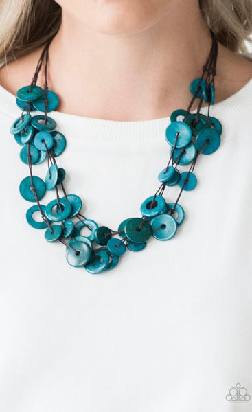 Wonderfully Walla Walla- Blue Necklace