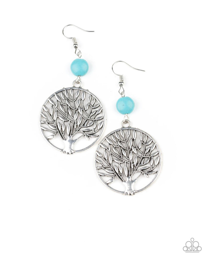 Bountiful Branches- Blue Earrings