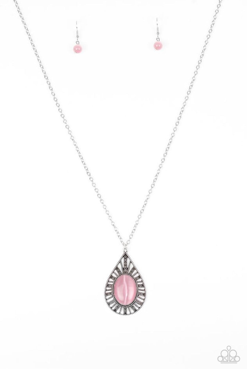 Total Tranquility- Pink Necklace