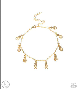 Sand and Sunshine- Gold Anklet