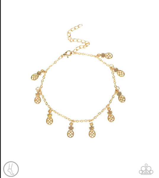 Sand and Sunshine- Gold Anklet