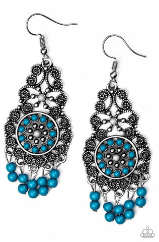 Courageously Congo- Blue Earrings