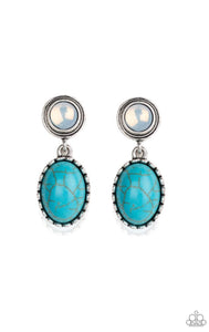 Western Oasis- Blue Post Earrings