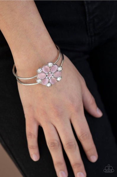 Garden Extravagance- Pink Bracelet