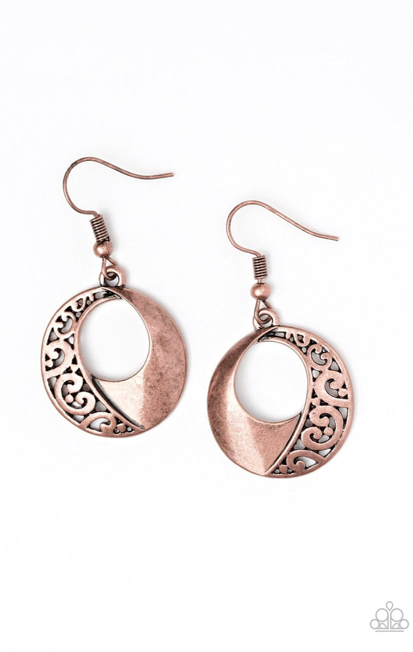 Eastside Excursionist- Copper Earrings