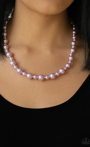 Pearl Heirloom- Purple Necklace