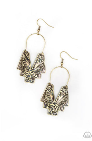 Alternative Artifacts- Brass Earrings