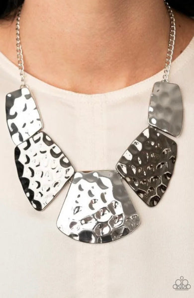 Haute Plates- Silver Necklace