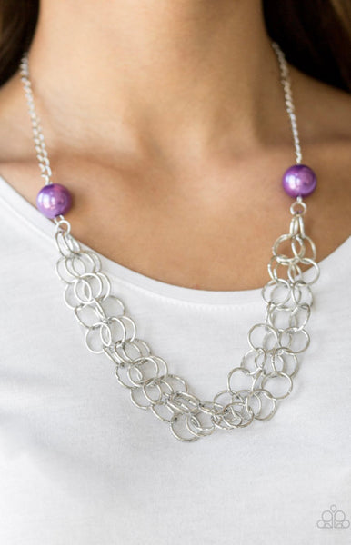 Daring Diva- Purple Necklace