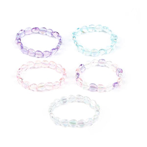 SS Iridescent Heart Bracelets