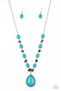 Desert Diva- Blue Necklace