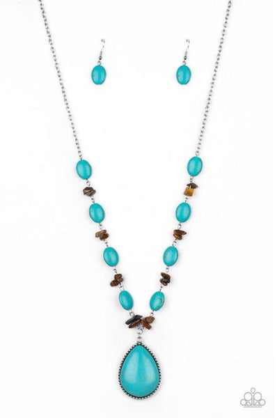 Desert Diva- Blue Necklace