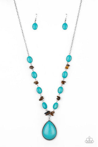 Desert Diva- Blue Necklace