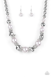 Hollywood Haute Spot- Silver Necklace
