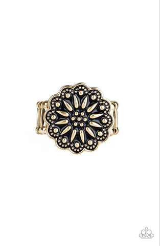 Desert Sunflower- Gold Ring