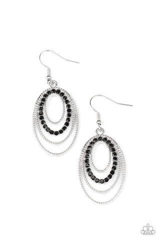 Date Night Diva- Black Earrings