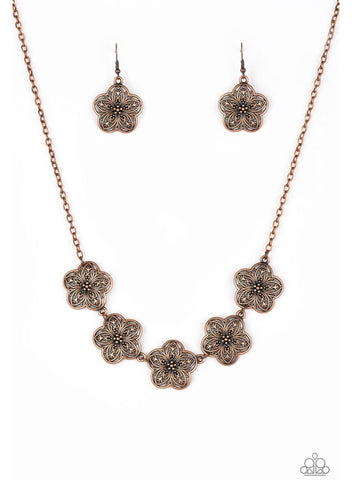 Garden Groove- Copper Necklace