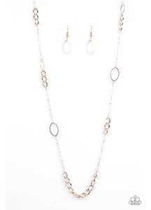 Metro Minimalist- Rose Gold Necklace