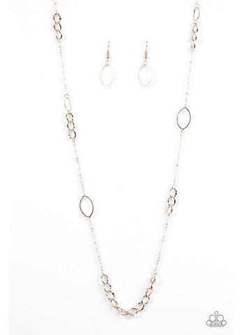 Metro Minimalist- Rose Gold Necklace