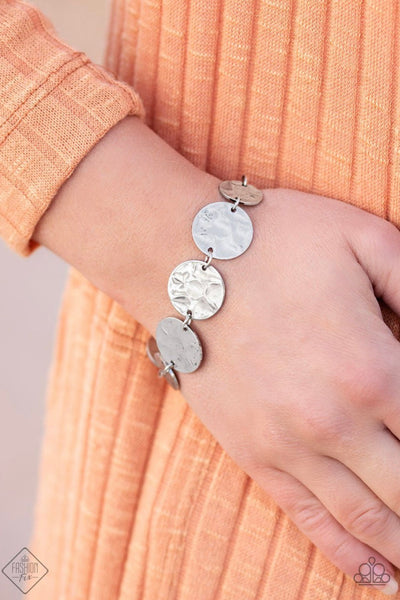 Rustic Reflections- Silver Bracelet