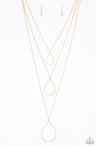 Make The World Sparkle- Gold Necklace