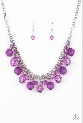 Fiesta Fabulous- Purple Necklace