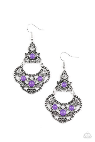 Garden State Glow- Purple Earrings