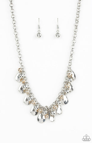 Stage Stunner- Silver Necklace