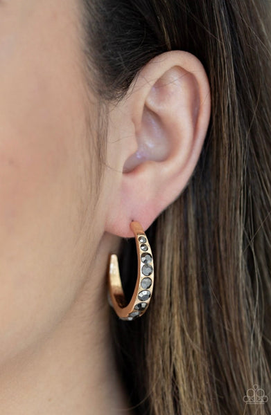 Welcome to Glam Town- Gold Hoop Earrings