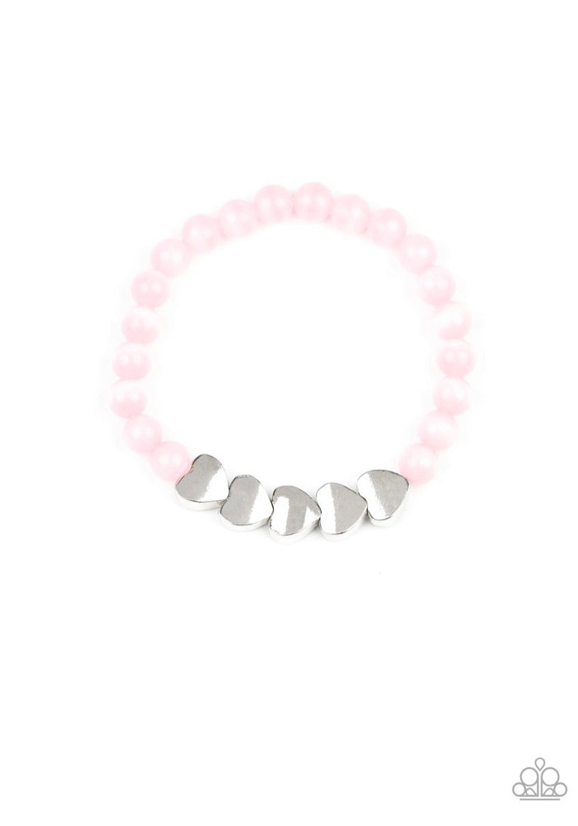 Heart-Melting Glow- Pink Bracelet